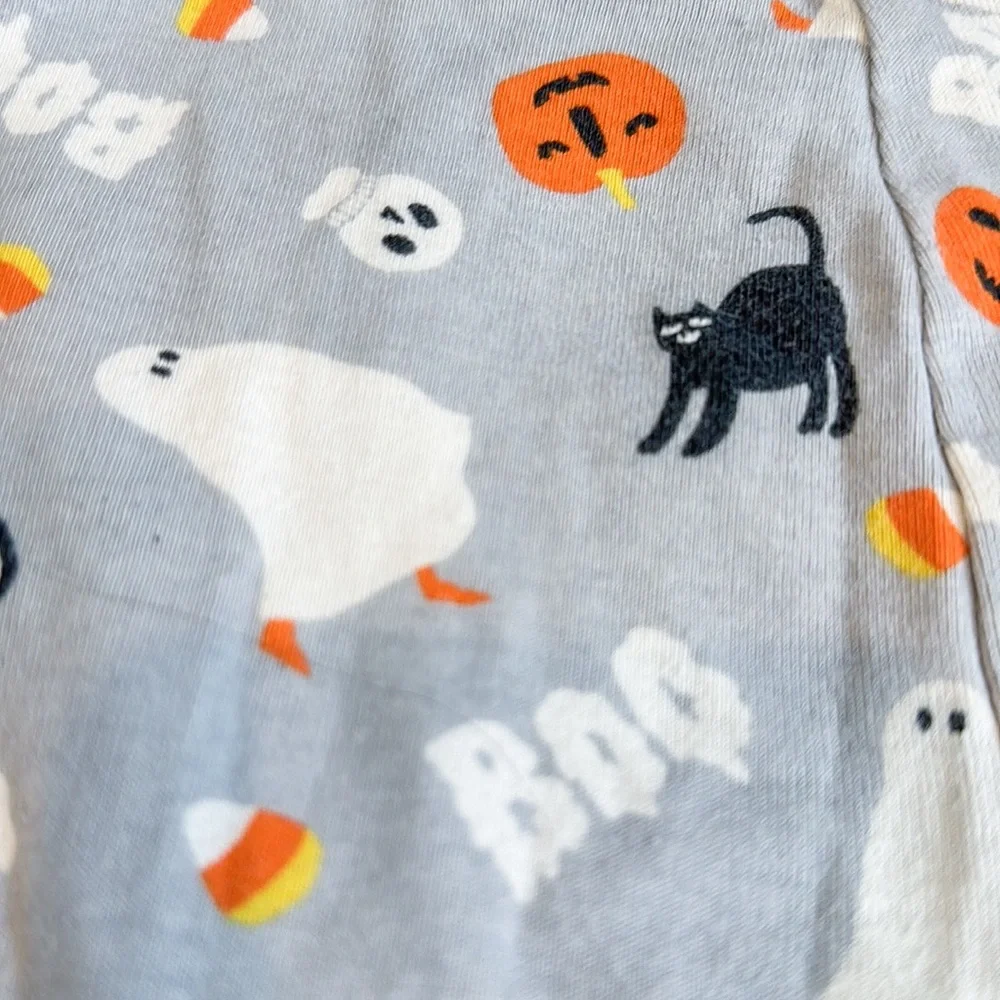 babyGap Organic Cotton Halloween Pajama Set | Pumpkin Ghost Cat | 18-24M
